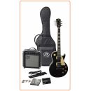 SX LP E-Gitarre-Set, Black mit DVD