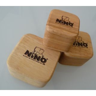 NINO507 Shaker Set 3 Holzwürfel