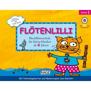 Flötenlilli (Band 1, mit CD), Sopranblockflötenschule