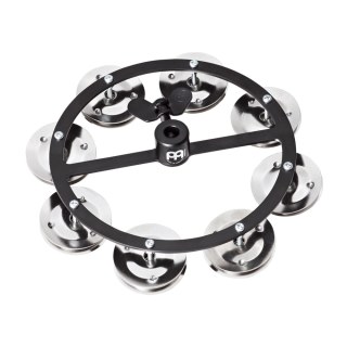 Meinl HTHH1-BK HiHat Drumset-Tambourin 8 Doppelschellen einreihig