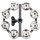 Meinl HTHH1-BK HiHat Drumset-Tambourin 8 Doppelschellen einreihig