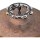 Meinl HTHH1-BK HiHat Drumset-Tambourin 8 Doppelschellen einreihig