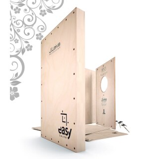 J. Leiva Percussion Easy Cajon Bausatz-Reise-Set, vormontiert