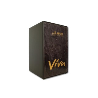 J. Leiva Percussion Cajon Viva Black Bundl mit Orginaltasche