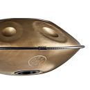 Handpan Stainless Steel C# Moll 9 Töne 432 Hz - Vintage Gold