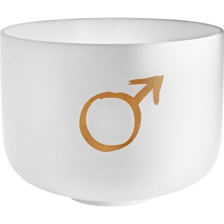 Sonic Energy Planetary Tuned Crystal Singing Bowl  - Synodischer Tag - Wurzelchakra