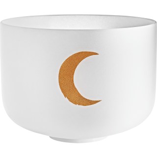 Sonic Energy Planetary Tuned Crystal Singing Bowl, Synodischer Mond - Sakralchakra -