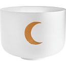 Sonic Energy Planetary Tuned Crystal Singing Bowl, Synodischer Mond - Sakralchakra -