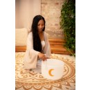 Sonic Energy Planetary Tuned Crystal Singing Bowl, Synodischer Mond - Sakralchakra -