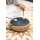 Sonic Energy Medium Octave Steel Tongue Drum 10“ - C Moll/8 Töne/432 Hz - Navy Blue